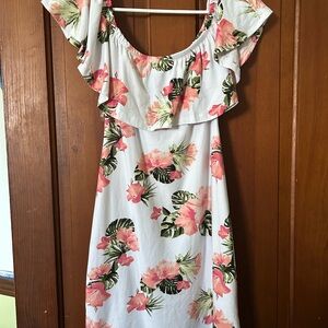 Floral Off-Shoulder Dress